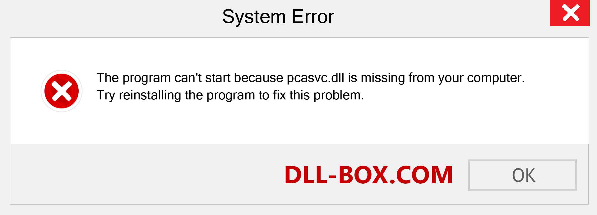  pcasvc.dll file is missing?. Download for Windows 7, 8, 10 - Fix  pcasvc dll Missing Error on Windows, photos, images
